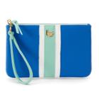 Buxton Prepster Colorblock Wristlet, Women's, Blue