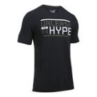 Men's Under Armour Unleash The Hype Tee, Size: Large, Black