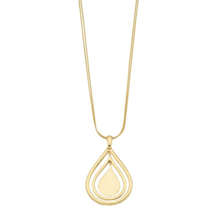 Napier Triple Teardrop Pendant Necklace, Women's, Gold