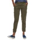 Petite Sonoma Goods For Life&trade; Convertible Zipper Jogger Pants, Women's, Size: 4 Petite, Green