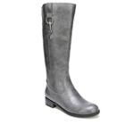 Lifestride Sikora Women's Knee High Riding Boots, Size: 7 Wc, Grey