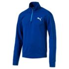 Men's Puma Quarter-zip Fleece Pullover, Size: Xl, Blue