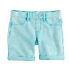 Girls 7-16 & Plus Size So&reg; Rolled Cuff Midi Shorts, Size: 16 1/2, Med Green