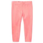 Girls 4-8 Oshkosh B'gosh&reg; Solid Crop Leggings, Girl's, Size: 7, Orange