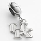 Dayna U Kentucky Wildcats Sterling Silver Logo Charm, Women's, Grey