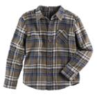 Boys 4-7x Sonoma Goods For Life&trade; Plaid Button Down Shirt, Size: 5, Med Green