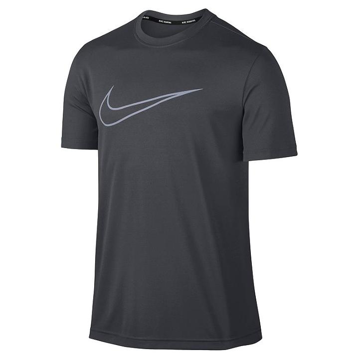 Men's Nike Flash Challenger Dri-fit Running Tee, Size: Medium, Grey Other