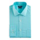 Men's Croft & Barrow&reg; Regular-fit Easy-care Spread-collar Dress Shirt, Size: 17-32/33, Turquoise/blue (turq/aqua)