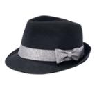 Girls 4-16 Capelli Jersey Fedora Hat, Girl's, Oxford