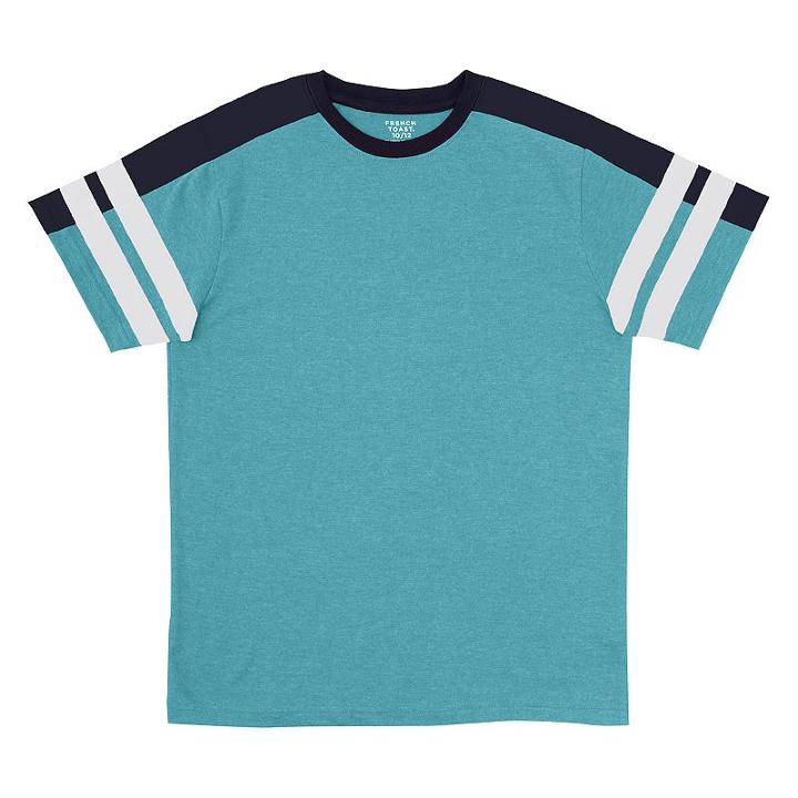 Boys 8-20 French Toast Pieced Tee, Boy's, Size: Medium, Turquoise/blue (turq/aqua)