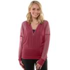 Women's Soybu Gossomer Hooded Pullover, Size: Xl, Med Red