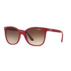 Vogue Vo5032s 54mm Square Gradient Sunglasses, Women's, Dark Red