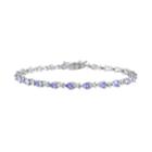 Stella Grace Tanzanite Sterling Silver Bracelet, Women's, Size: 7, Purple