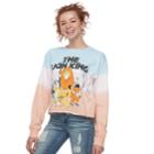 Disney's The Lion King Juniors' Cropped Graphic Tee, Teens, Size: Large, Light Blue