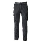 Men's Xray Slim-fit Twill Belted Cargo Pants, Size: 36, Blue