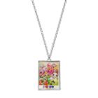 Shopkins Kids' Rectangle Pendant Necklace, Women's, Size: 18, Multicolor