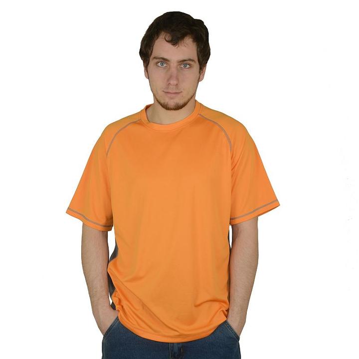 Men's Stanley Classic-fit Mesh Performance Tee, Size: Large, Orange