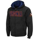 Men's Virginia Cavaliers Full-zip Fleece Hoodie, Size: Xl, Grey
