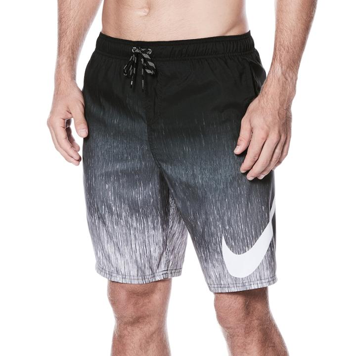 Men's Nike Rush Ombre Breaker 9-inch Volley Shorts, Size: Medium, Black
