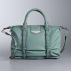 Simply Vera Vera Wang Smush Satchel, Women's, Blue (navy)