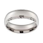 Titanium Textured Band - Men, Size: 8, Grey
