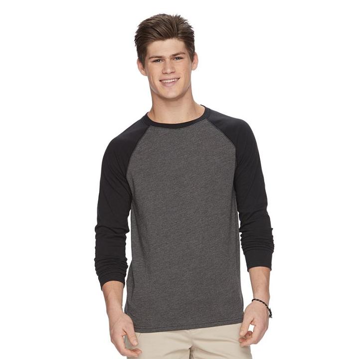 Men's Urban Pipeline&reg; Ultimate Raglan Tee, Size: Xxl, Black