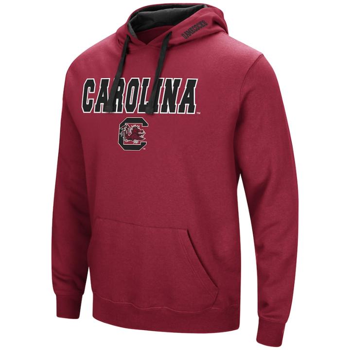Men's South Carolina Gamecocks Pullover Fleece Hoodie, Size: Xxl, Brt Red