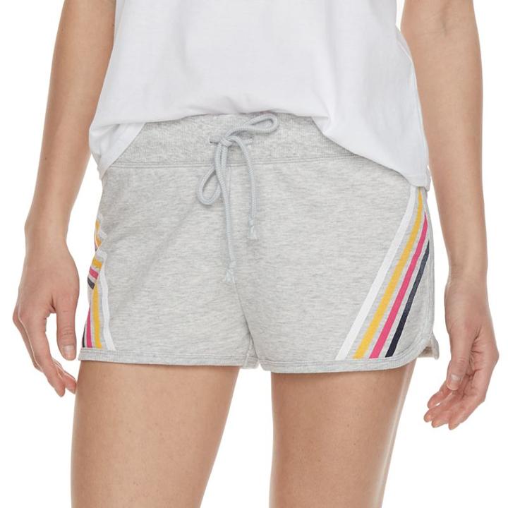 Juniors' So&reg; Beach Squad French Terry Shorts, Size: Small, Med Pink