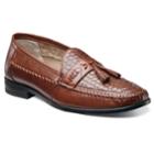 Nunn Bush Strafford Woven Men's Slip-on Tassel Loafer, Size: Medium (9), Red/coppr (rust/coppr)