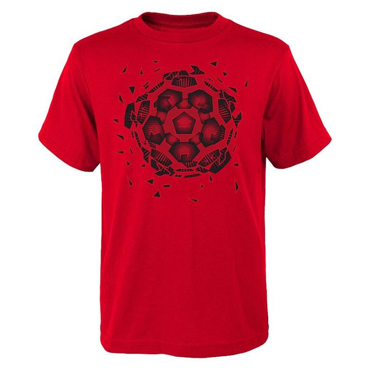 Boys 8-20 Umbro Soccer Ball Tee, Boy's, Size: S(8), Red