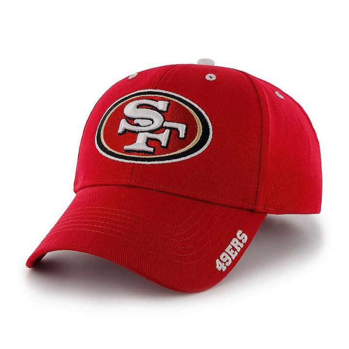 Adult '47 Brand San Francisco 49ers Frost Mvp Adjustable Cap, Ovrfl Oth