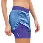 Women's Champion Vapor 6.2 Double-layer Running Shorts, Size: Small, Med Blue