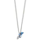 Simply Vera Vera Wang Blue Bead Cluster Pendant, Women's