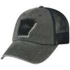 Adult Top Of The World Arkansas Razorbacks Land Vintage-washed Cap, Men's, Black