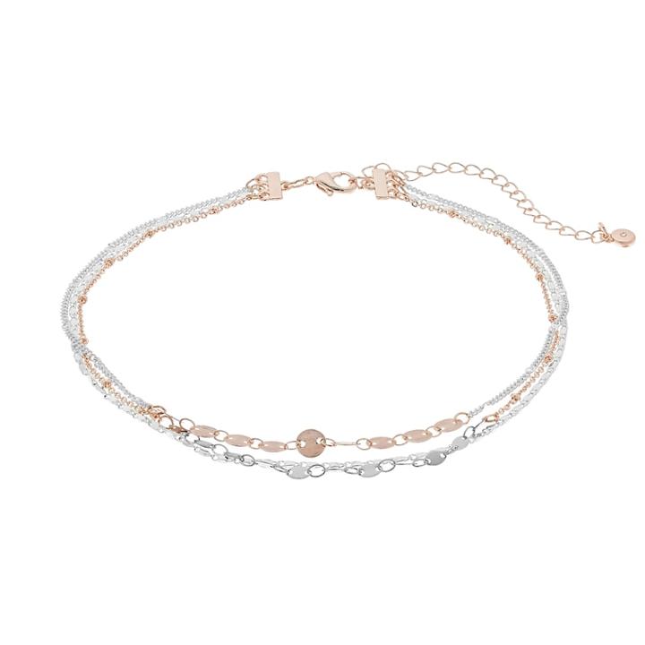 Lc Lauren Conrad Multistrand Choker Necklace, Women's, Multicolor