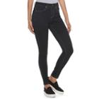 Juniors' So&reg; High-waisted Jeggings, Teens, Size: 7 Long, Dark Blue
