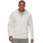 Men's Tek Gear&reg; Ultra Soft Fleece Basic Full-zip Hoodie, Size: Xxl, Lt Beige