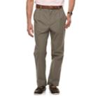 Men's Croft & Barrow&reg; Classic-fit Easy-care Stretch Pleated Dress Pants, Size: 38x29, Med Green