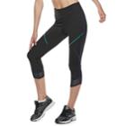 Women's Fila Sport&reg; Mesh Tulip Hem Capri Leggings, Size: Xl, Black