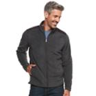 Men's Croft & Barrow&reg; Arctic Fleece Zip-front Jacket, Size: Xl, Dark Grey