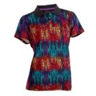 Women's Nancy Lopez Birdie Short Sleeve Golf Polo, Size: Medium, Black