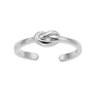 Sterling Summer Love Knot Toe Ring, Women's, Silver