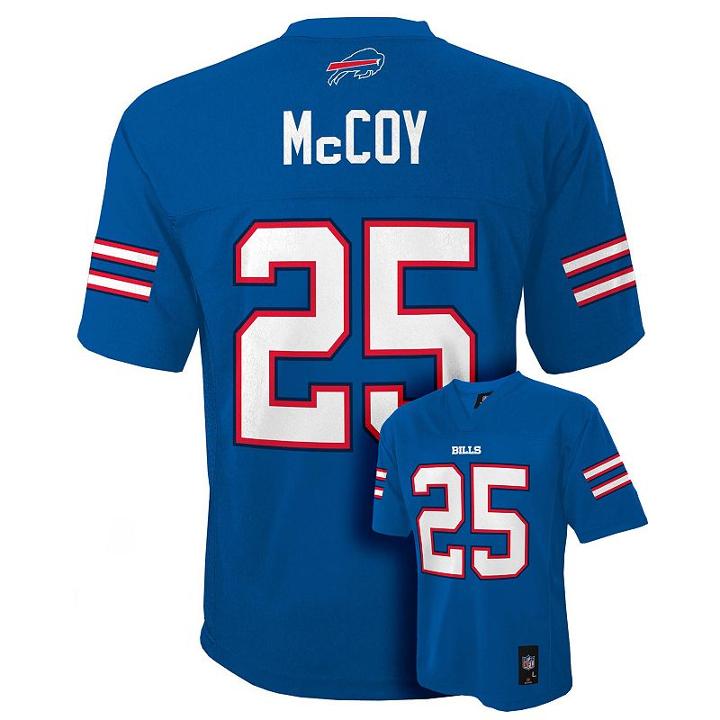 Boys 8-20 Buffalo Bills Lesean Mccoy Nfl Replica Jersey, Boy's, Size: L(14/16), Blue