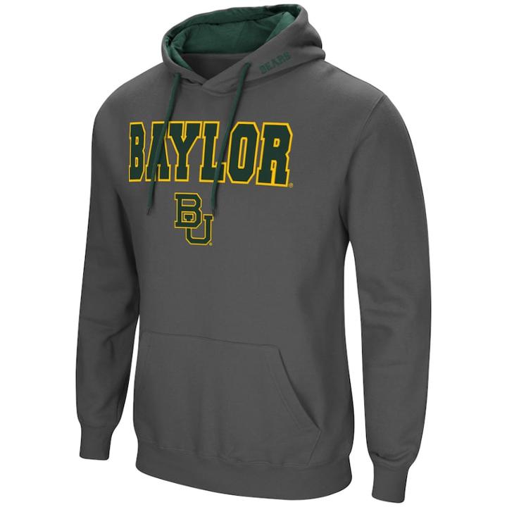 Men's Baylor Bears Pullover Fleece Hoodie, Size: Xl, Oxford