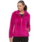 Women's Fila Sport&reg; Luca Hooded Fleece Jacket, Size: Medium, Dark Pink