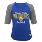 Girls 7-16 Golden State Warriors Turnover Raglan Tee, Size: L 14, Blue