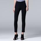 Women's Simply Vera Vera Wang Twill Skinny Pants, Size: Xs, Black