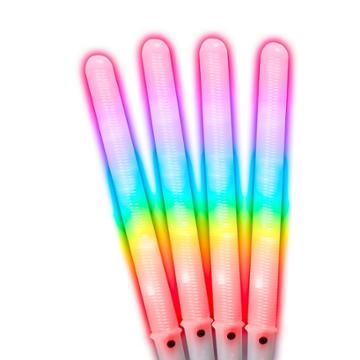 Nostalgia Electrics Light-up Cotton Candy Party Glo Cones 4-pack, White