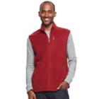 Men's Croft & Barrow&reg; Arctic Fleece Vest, Size: Small, Dark Red