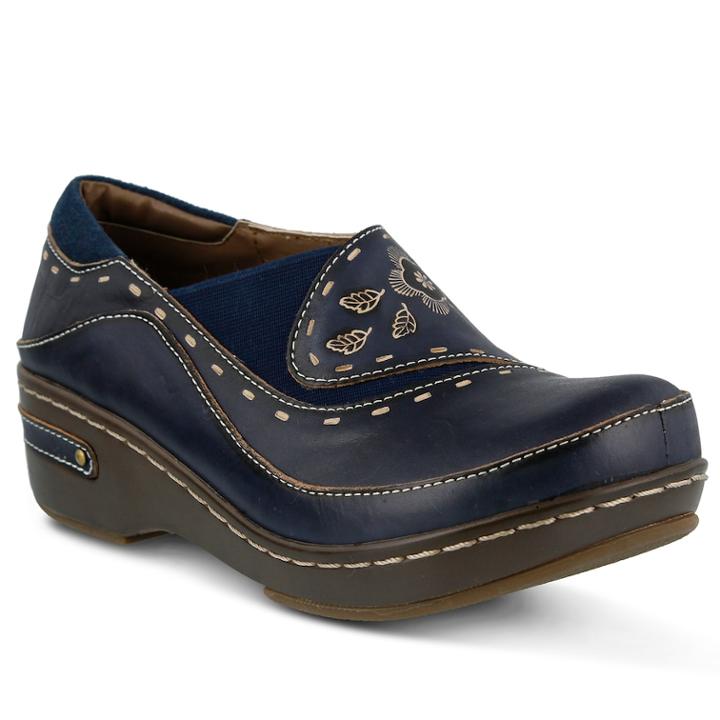 L'artiste By Spring Step Burbank Women's Shoes, Size: 38, Blue (navy)